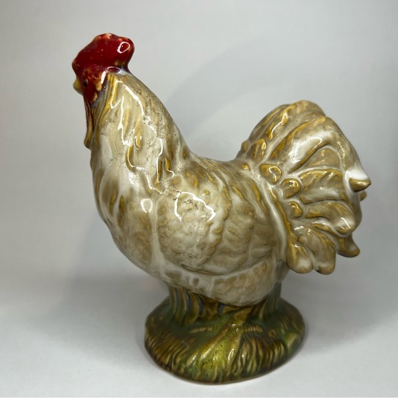 Hen & Rooster Decorative Ceramic Figures 6-6.5” Unbranded - Picture 4 of 14